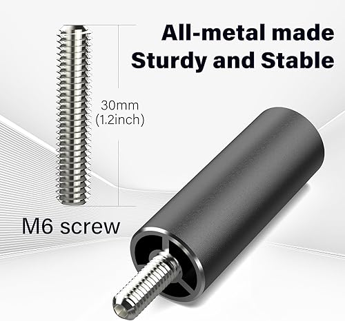 Miniatura 5 de Creality Falcon - Elevadores adicionales para grabador láser, 12 piezas de columna de soporte de aumento de 6 pulgadas de altura para máquina