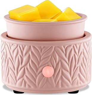 EQUSUPRO Wax Melt Warmer for Scented Wax - 4-in-1 Electric Ceramic Candl...