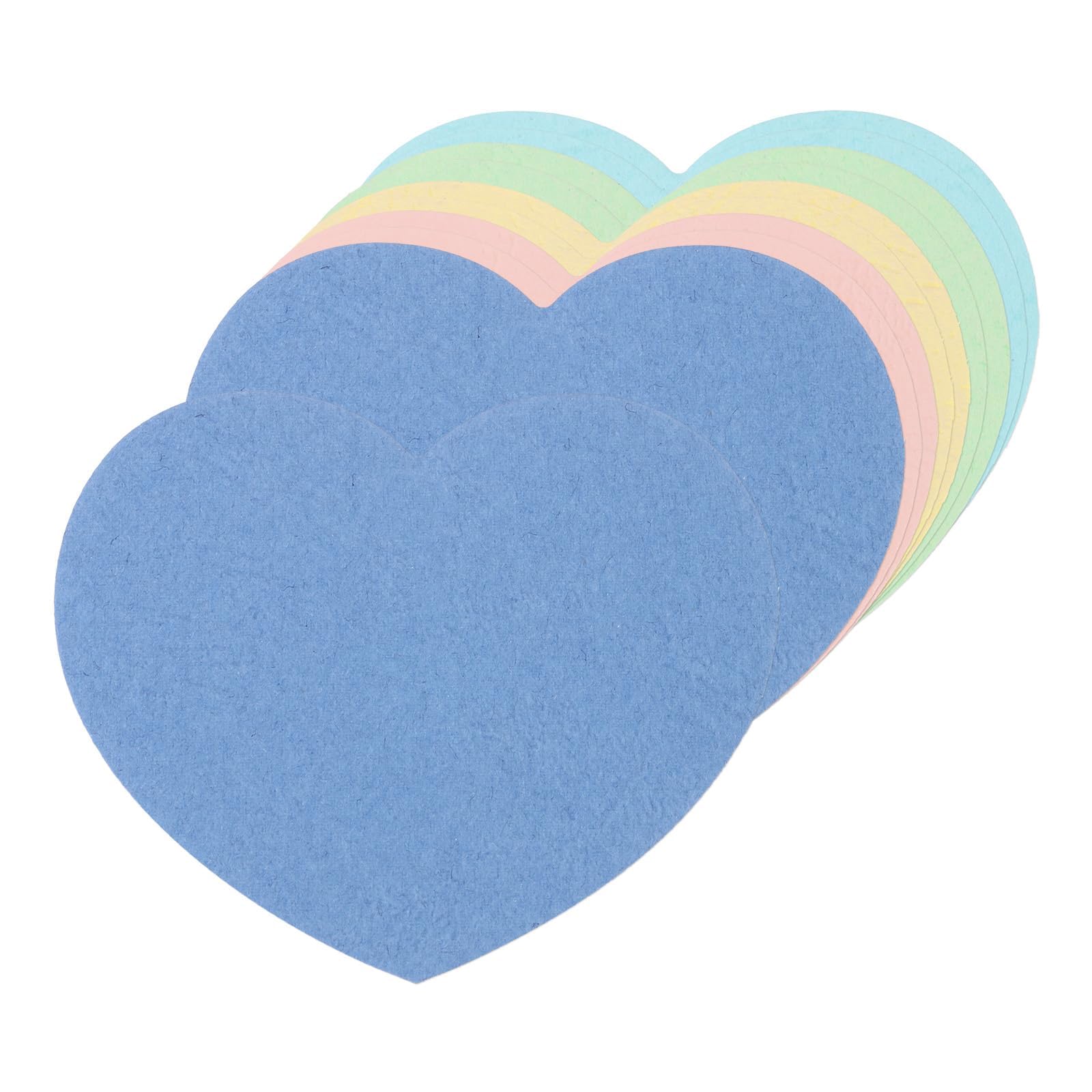 QUARKZMAN 100pz Cuori Ritagliati in Carta 3 Pollici Colori Assortiti per Lavagna San Valentino