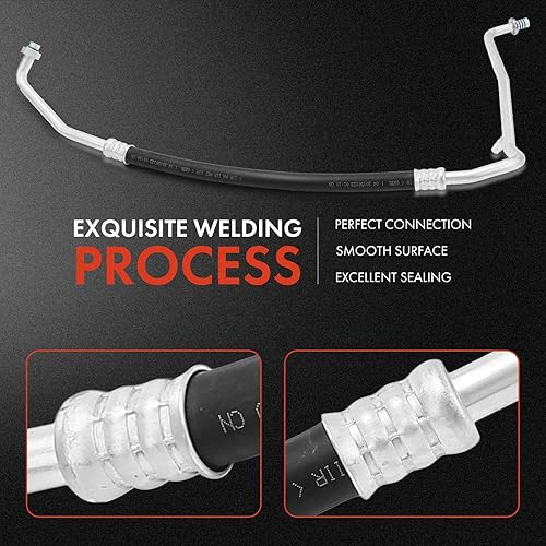 Miniatura 5 de A-Premium Conjunto de manguera de línea de succión de AC compatible con Mazda 2 2011-2014 1.5L, compresor a evap