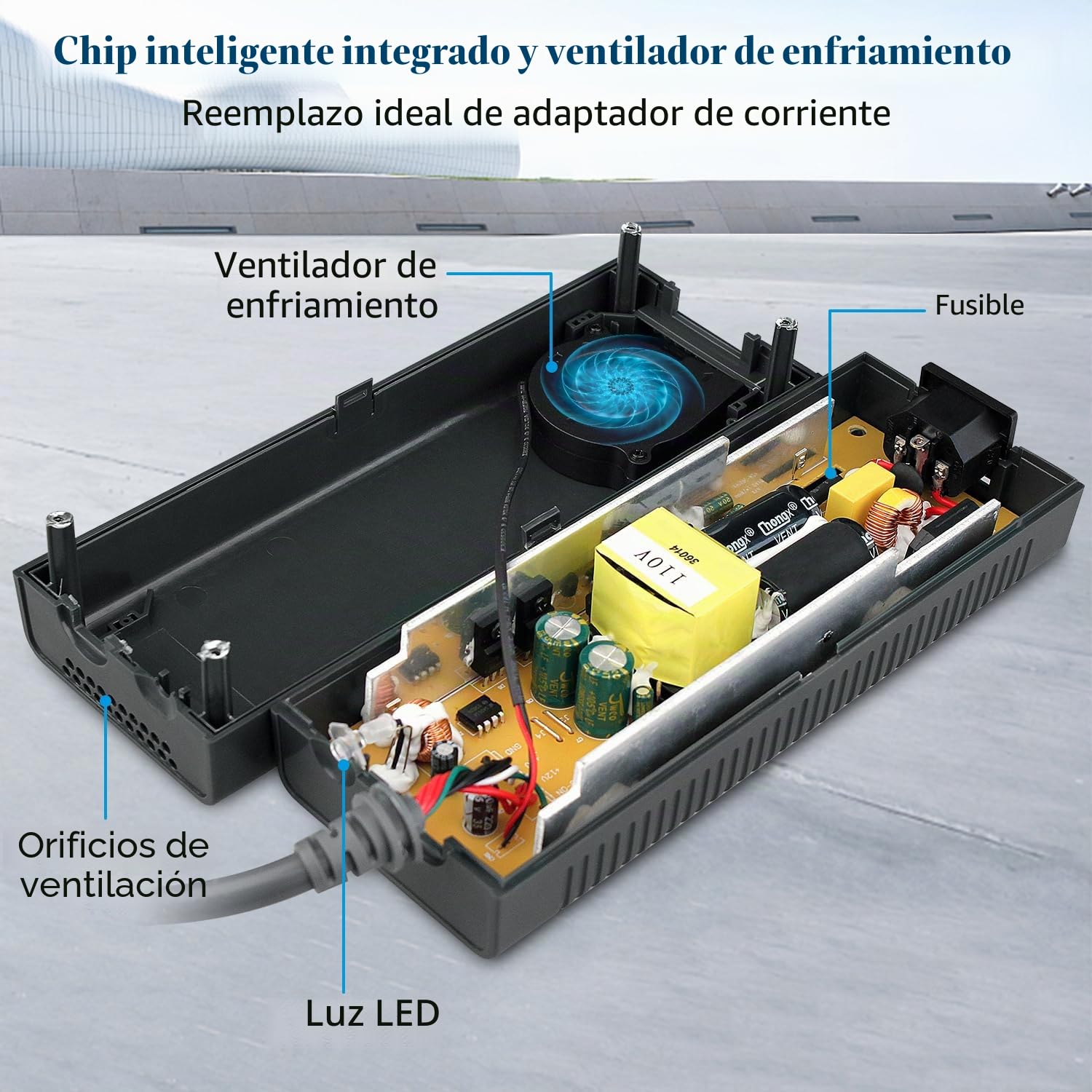 OSTENT 100-240V 203W EU Plug AC Adaptador Fuente de Alimentación Cable Brick para Microsoft Xbox 360 Consola