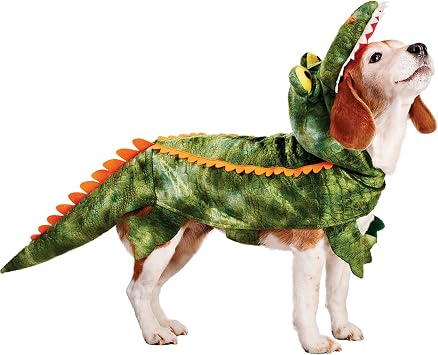 Alligator Dog Costume - Funny Croc Costume for Small to Large Dogs, Halloween Cosplay Dress