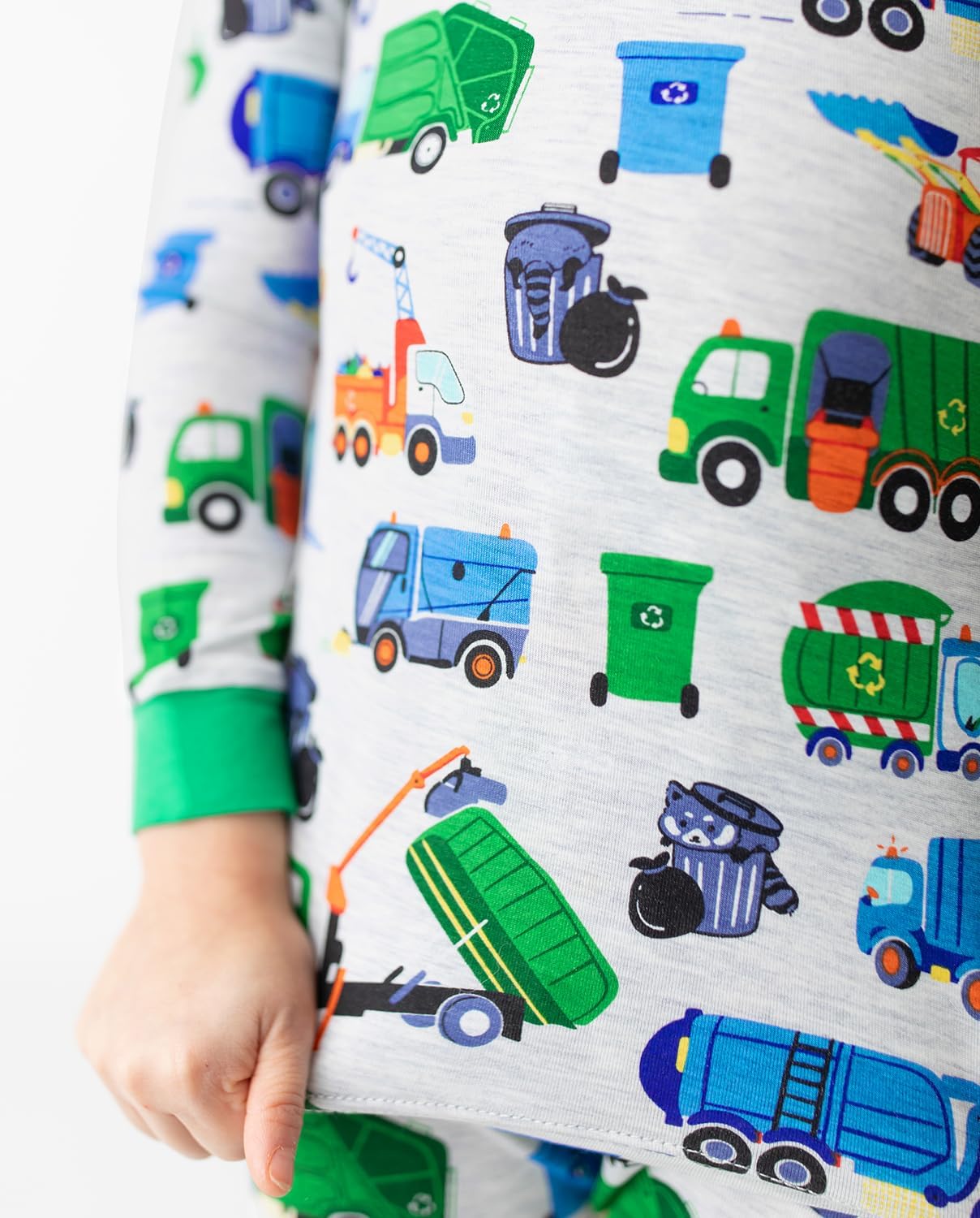 babee Reshinee Bamboo Viscose Toddler Pajamas Boys Girls Baby 12M-8Y Pjs Sets Kids 2pcs Long-Sleeve Snug fit Sleepwear