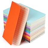 Hoiny 24 Pack Mini Pocket Notebook, 3.5 X 5.5 Inch Lined Small Journals for Kids, Colorful Cover Notepads for Traveler, Students, School Supplies, 30 Sheets/60 Pages, Memo Pad, Tiny Note Book Bulk