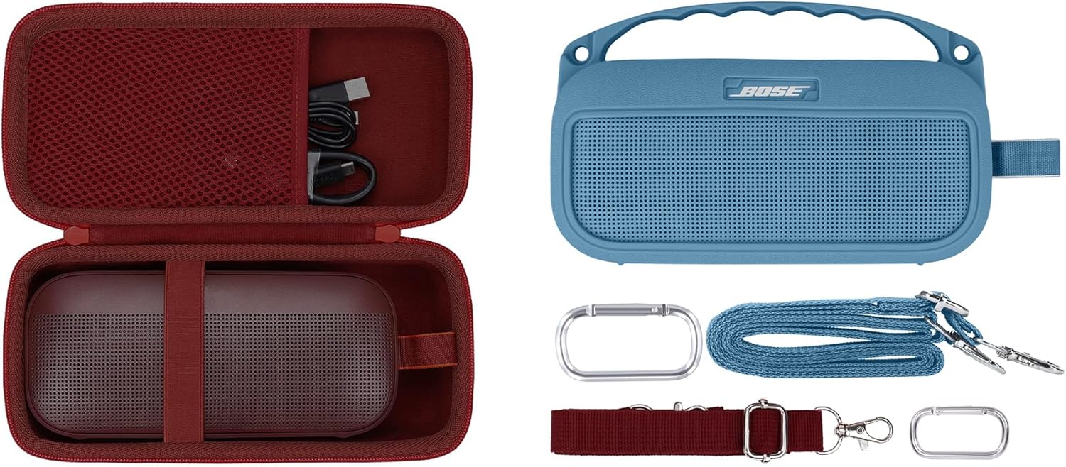 co2CREA Hard+Silicone Case for Bose SoundLink Flex 2nd Speaker