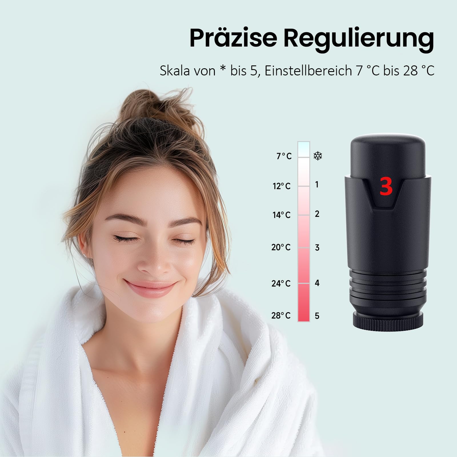 S'AFIELINA Zestaw Multiblock 50mm z głowicą termostatyczną, Zawór do grzejnika łazienkowego 2-w-1 Ściana/Podłoga, Złączki PEX 16mm i Miedź 15mm, Przyłącze środkowe dolne G 1/2", Anthrazit