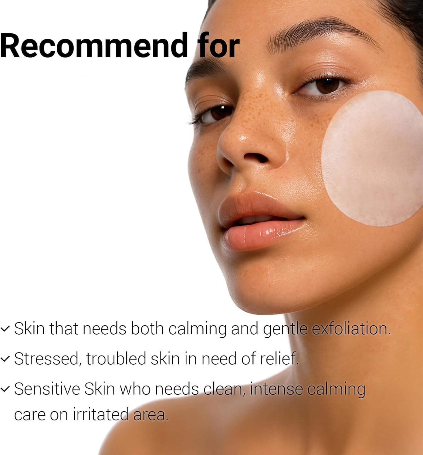 Soothing Calm Toner Pad, Daily Gentle Exfoliating & Hydrating Facial Pads for Intense Soothing Care, Heartleaf Extract and CICA for Sensitive Skin Safe, Korean Skincare (60 Pads) - Image 5