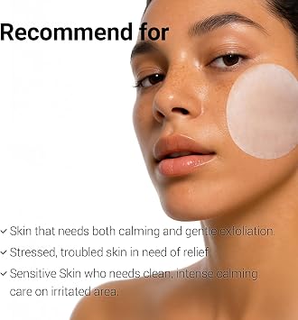 Soothing Calm Toner Pad, Daily Gentle Exfoliating & Hydrating Facial Pads for Intense Soothing Care, Heartleaf Extract and CICA for Sensitive Skin Safe, Korean Skincare (60 Pads)