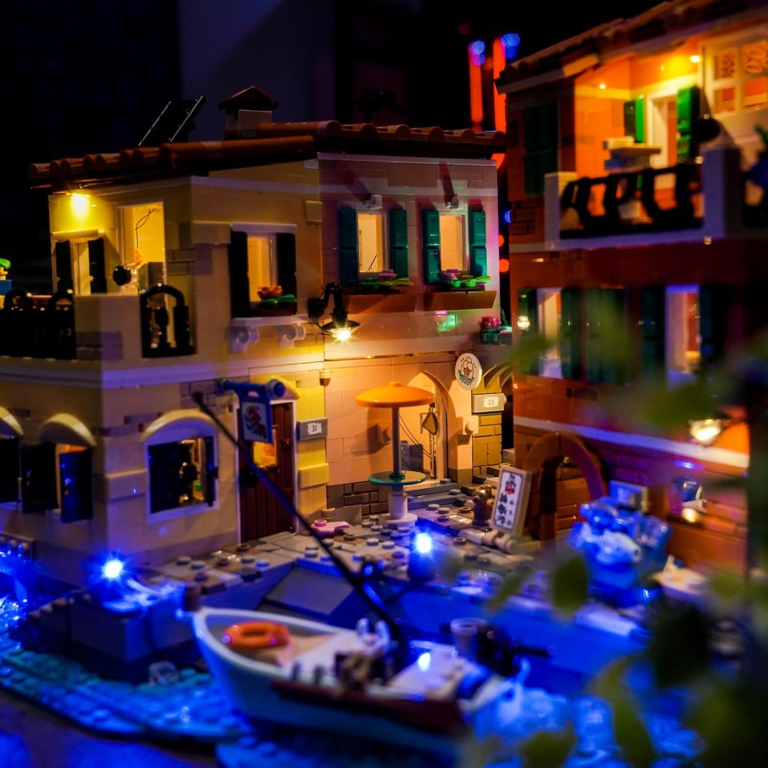 Upgraded Led Light Kit Compatible with Lego Ideas Italian Riviera Building Set, Lights Decoration Compatible with Lego 21359 (Model Not Included)