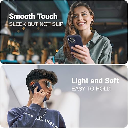 Miniatura 2 de AOTESIER Funda de silicona suave para iPhone 13 Pro Max, protección militar a prueba de golpes forro de microfibra antiarañazos, funda flexible