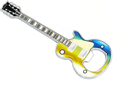 1 piezaset abridor de botellas, abridores de botellas de cerveza, abridor de botella de cerveza con forma de guitarra, abridor de guitarra, regalo