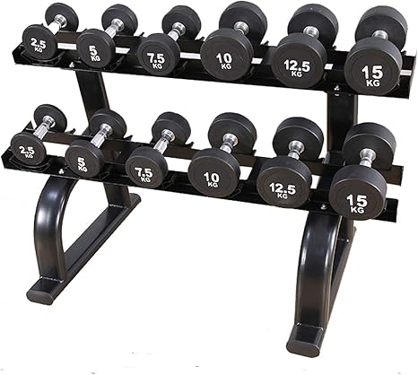 Amazon Co Jp ダンベル ラック ダンベルのための2層の頑丈な多目的な多目的ジムのダンベルラックスタンドホルダーは保管を保持します ご自宅 フィットネスクラブ スポーツジム等 色 Black Size 128x74x70cm スポーツ アウトドア