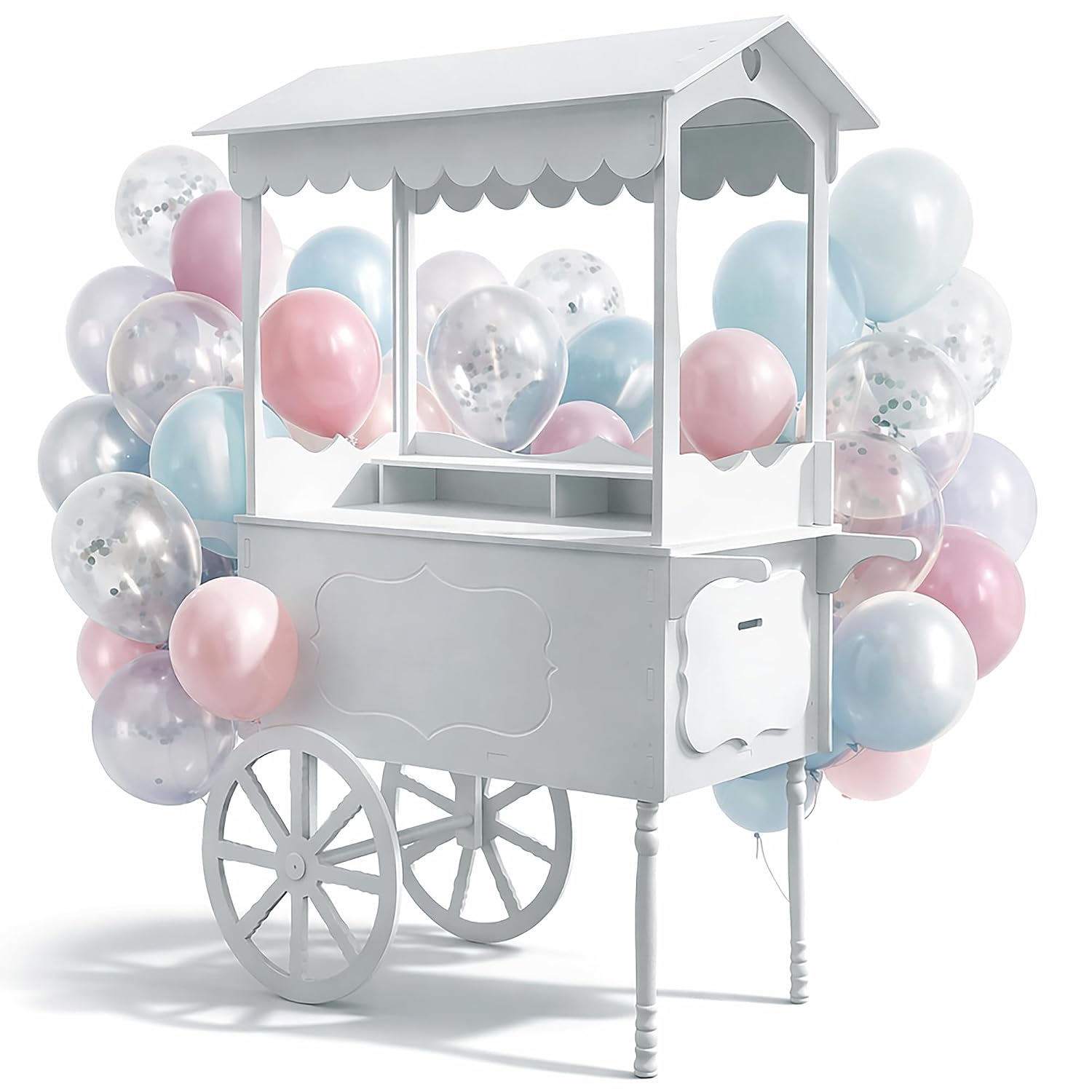 Candy Cart With Ornaments