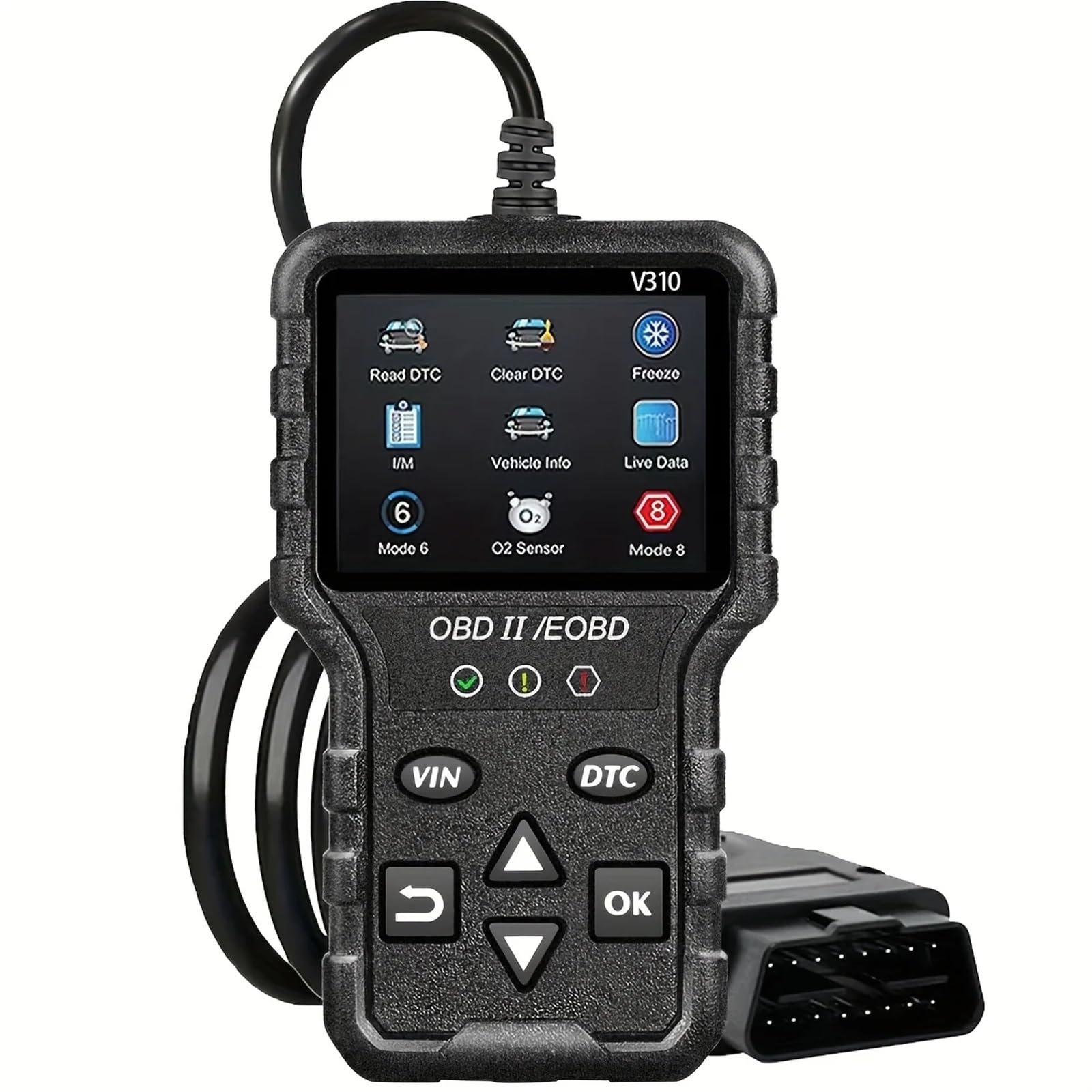 Car Voltage Tester Engine Fault Code Reader Obd2 V310 Scanner Diagnostic Tool Can Charging Suitable