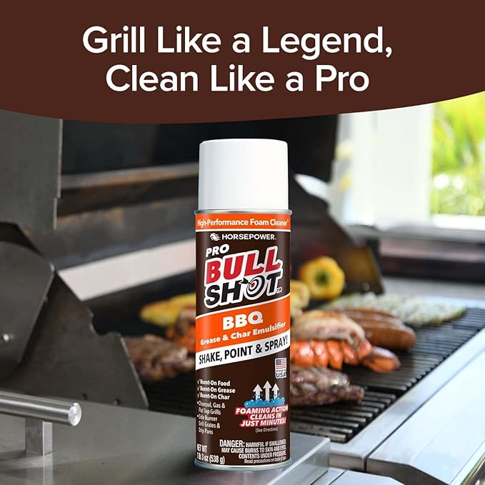 Bull Shot BBQ Pro, Limpiador de Parrillas en Espuma miniatura 2