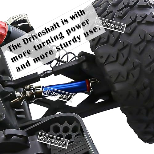 Vista 12 de Rc Eje de transmisión CVD Actualizaciones para 1/8 Arrm a Typhon 4x4 3s Blx, 1/8 Typhon 550 Mega 4x4,4pcs Piezas de mejoras de ejes traseros