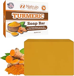 Barra de jabón de cúrcuma para cara y cuerpo ...