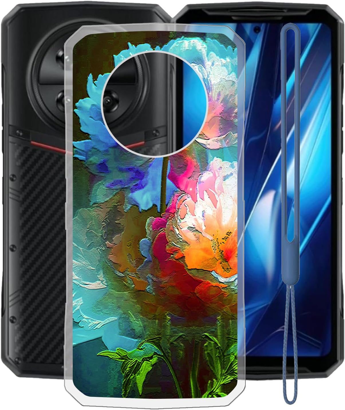 Phone Case for Doogee DK10 (6.67"), Clear Soft Silicone TPU Protective Case, Shockproof Anti-Fall Ultra-Thin Bumper Case for Doogee DK10 - XV43