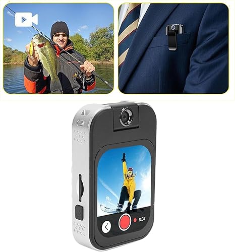 Miniatura 5 de Fockety Reproductor MP3 de 32 GB con Bluetooth y cámara, reproductor de música digital HiFi portátil con cámara de 2.02 pulgadas y 48 MP