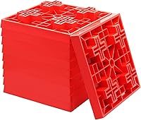 Vista 1 de yosager 10 Pack Heavy Duty RV Levelers, Leveling Blocks, Ideal for Leveling Single and Dual Wheels, Camper Levelers