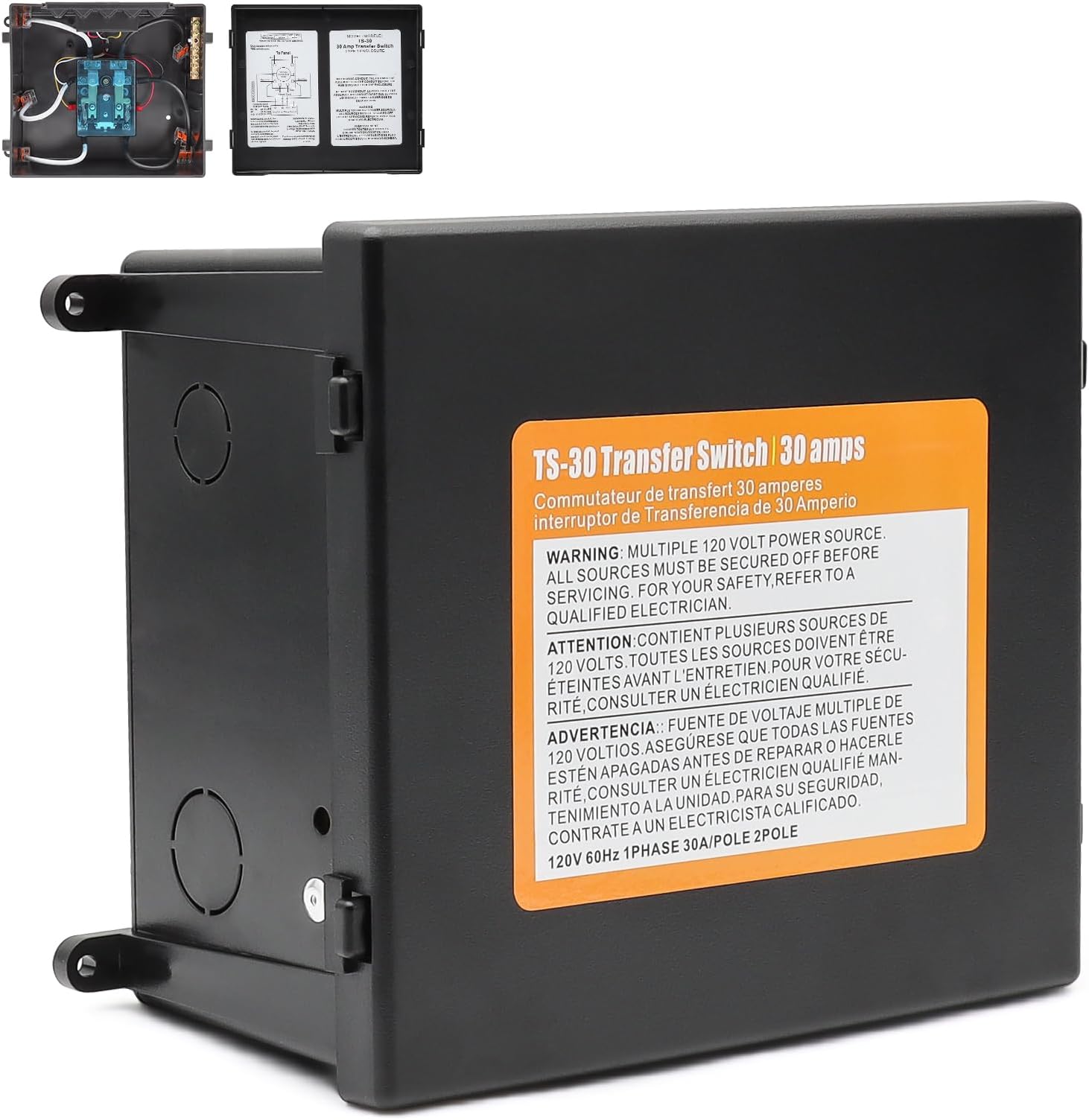 Interruttore Automatico 12V 60A Ripristinabile Per Auto - Protezione Impianto Audio, Manual Reset - Impermeabile