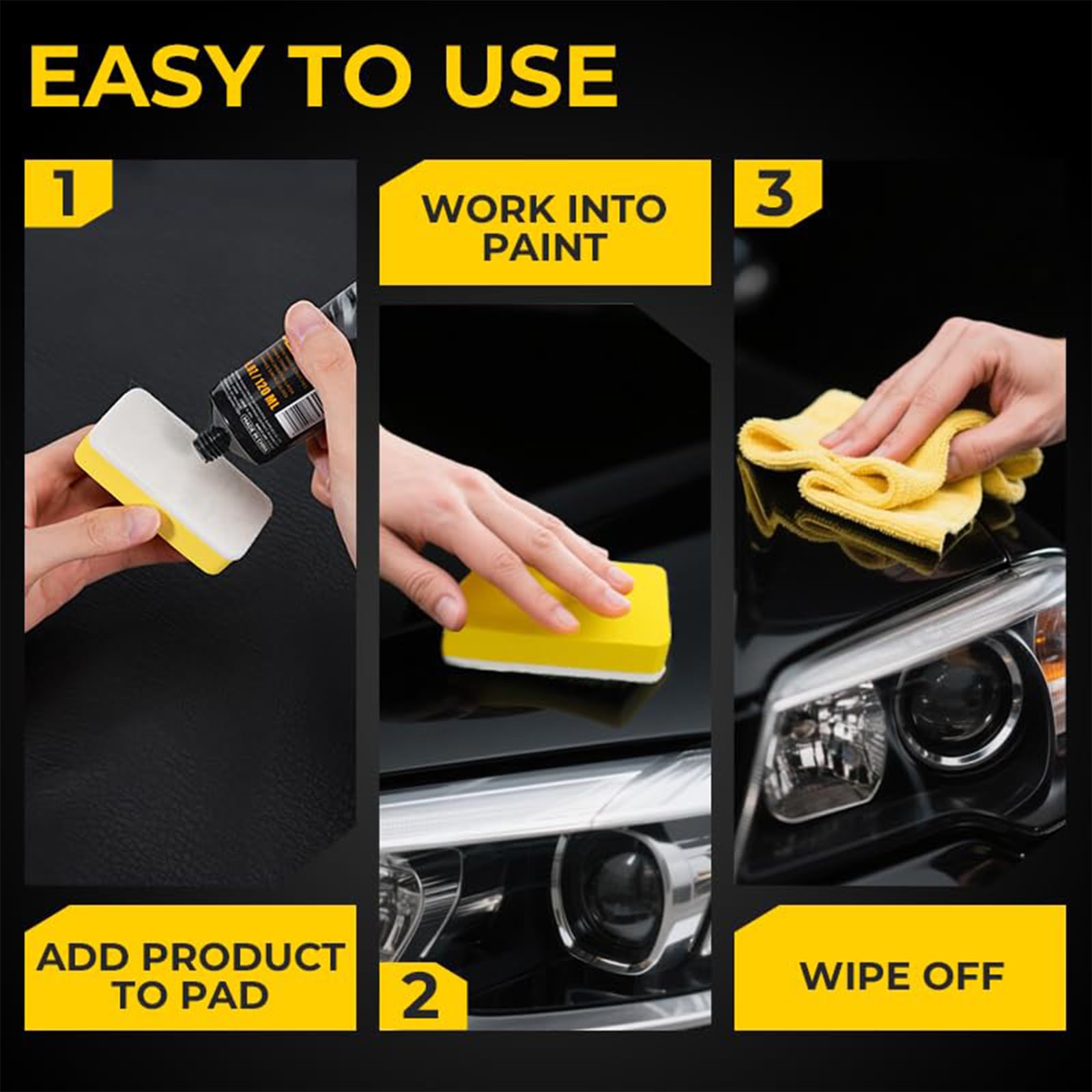 Car Scratch Remover, 2026 New Car Scratch Repair Paste for Light Scratches & Swirl Marks – Easy DIY Paint Repair, Works on All Car Paint Colors, Quick Application with Microfiber Cloth (Set B) — view 6
