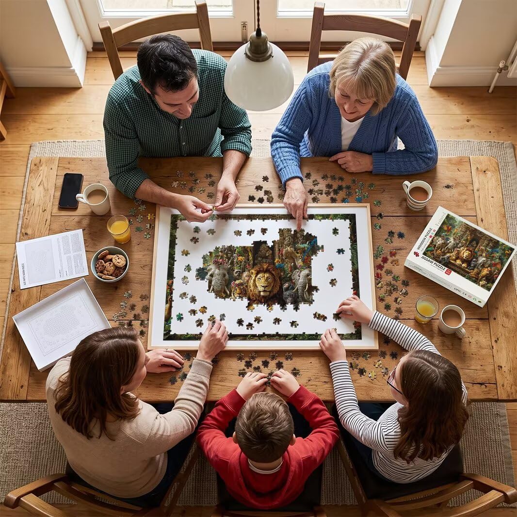 Puzzle dla dorosłych 1000, puzzle ze zwierzętami dla dorosłych -4408