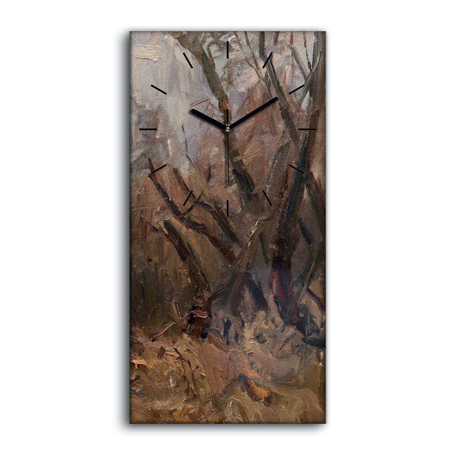 Horloge sur Toile sans Bruit pour Chambre - Décoration Paysage 30x60cm