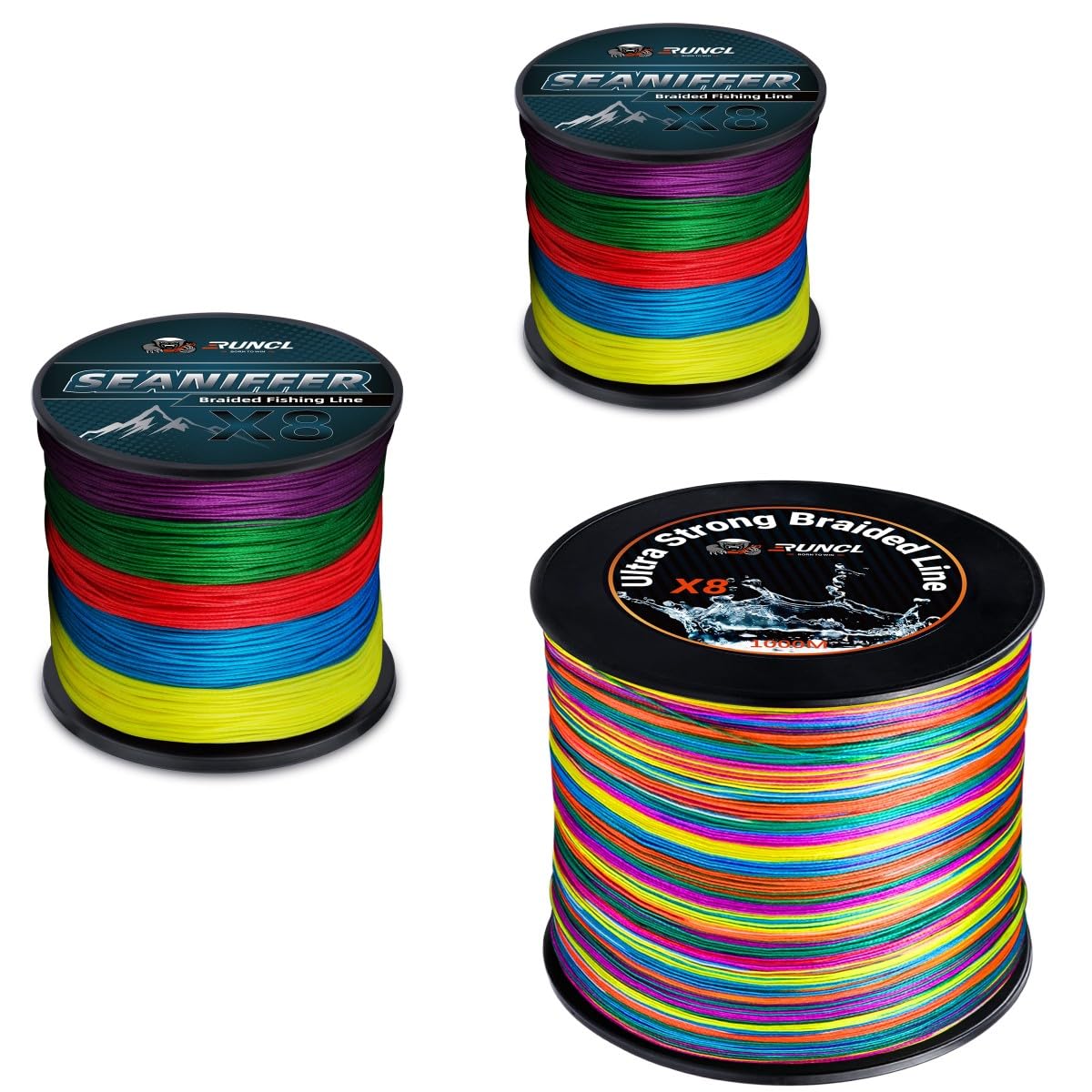 PROOF OF THE LINE 3包プラス Amazon.com : 8X Fishing Line Braid 3 Pack, 100lb Test 1093yds