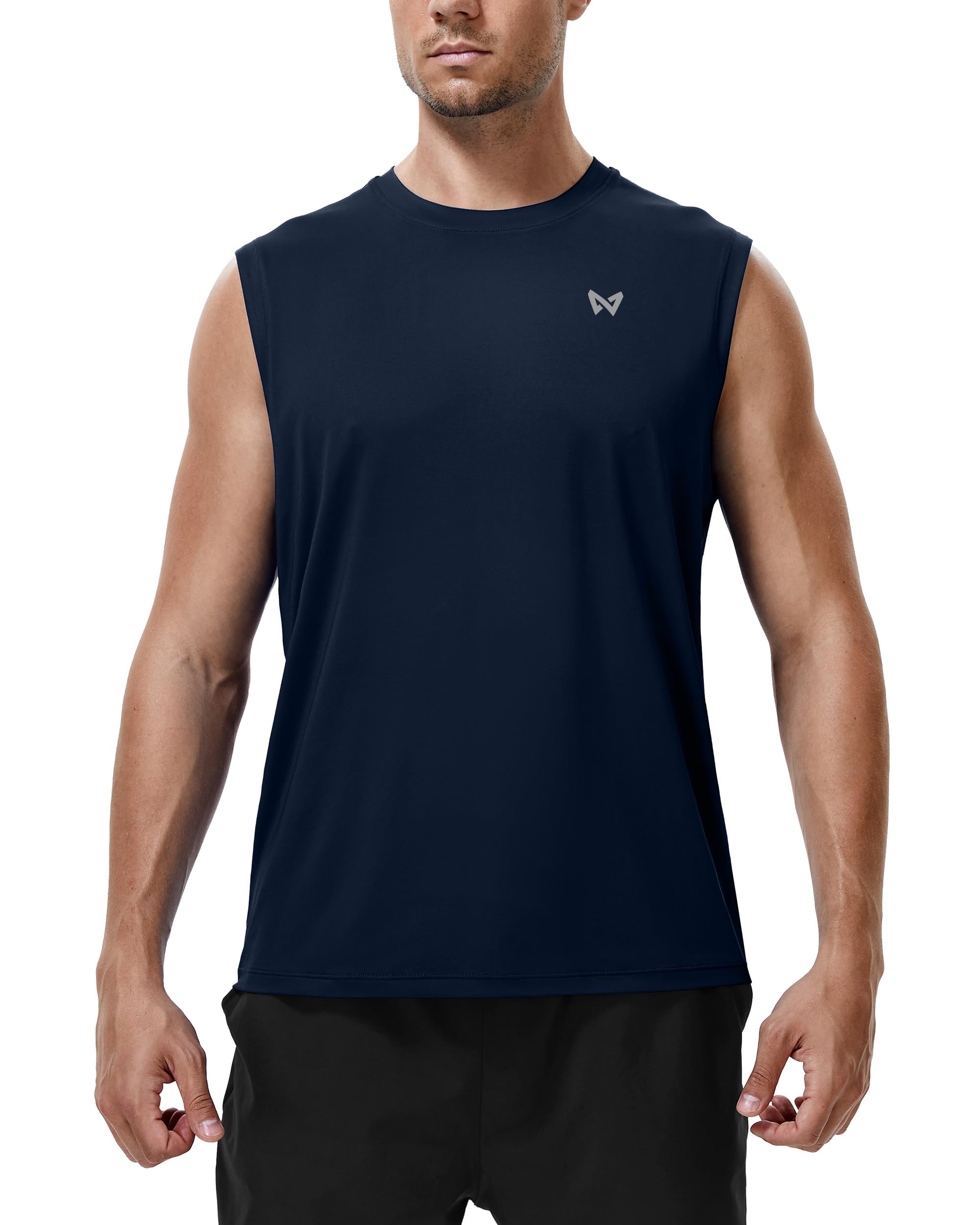 ZovioBox Tank Top Herren Ärmelloses Sportshirt, Atmungsaktiv Schnelltrocknend UPF 50+, Muskelshirt für Gym Training und Outdoor