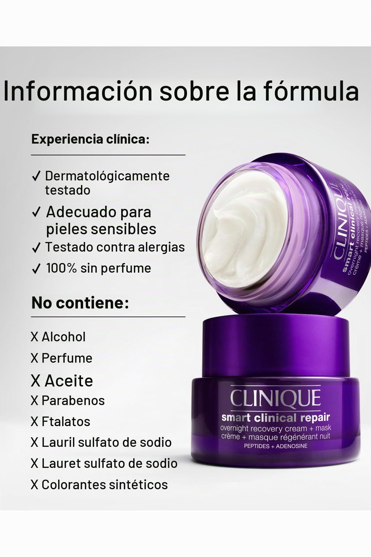 Clinique Smart Clinical Repair Cream + Night Mask 50ML