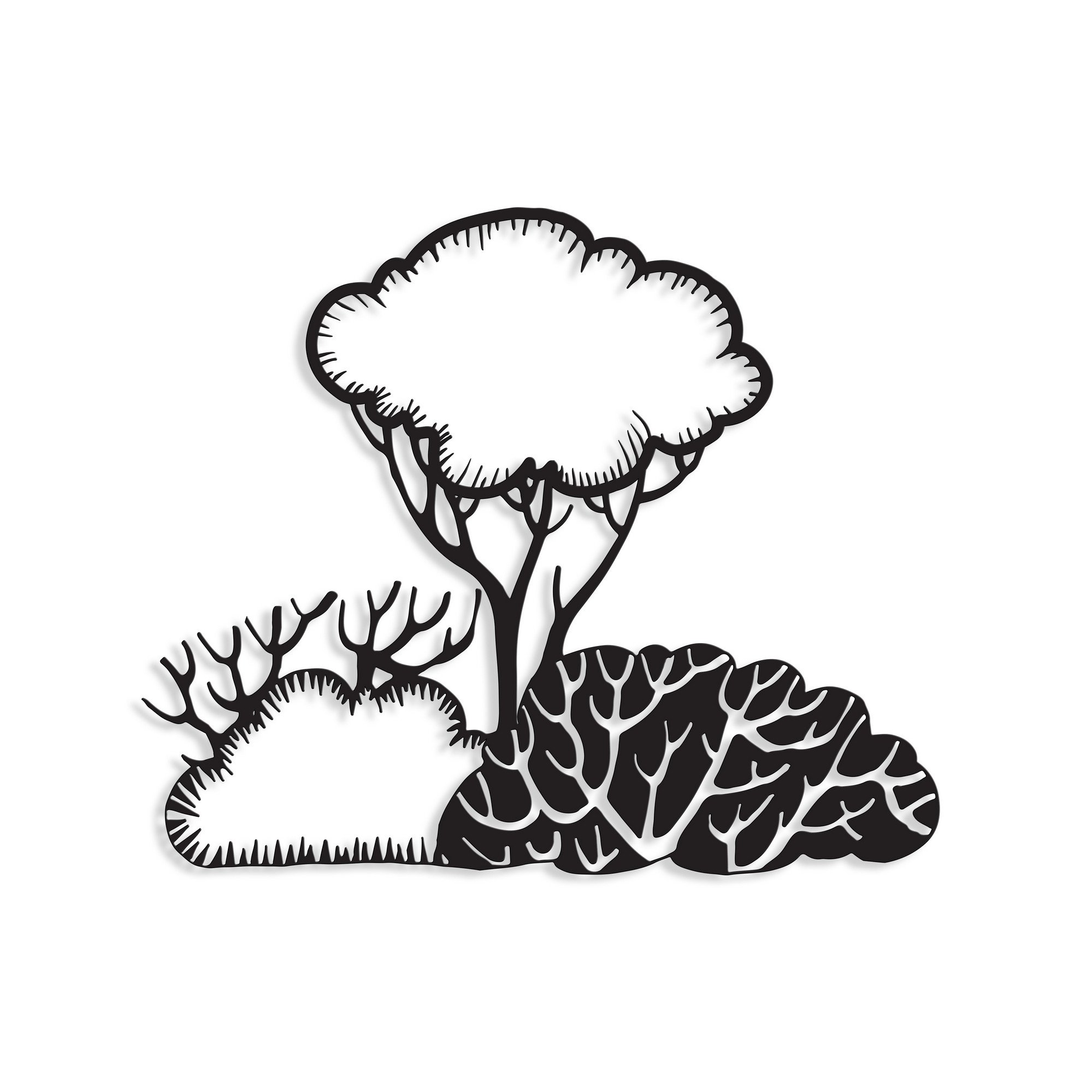 Homitis Decorative Wall Accessory, Black, One Size