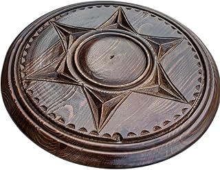 12 Living Room Ceiling Ideas That Elevate the Space 53 Decorative Wooden Ceiling Medallion, Handmade First-Class Pine Solid Woo...