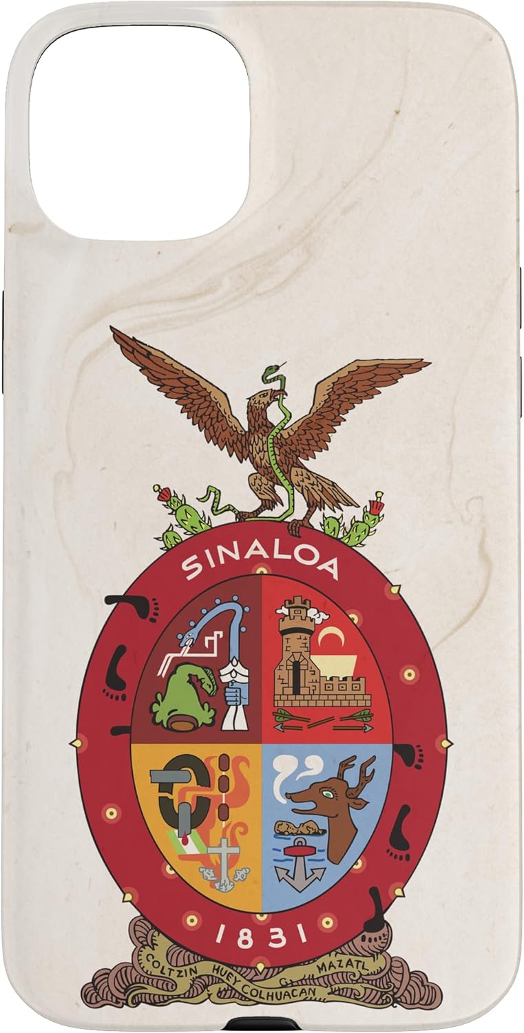 iPhone 13 Sinaloa Flag and Elegant Background - Sinaloense Pride Case