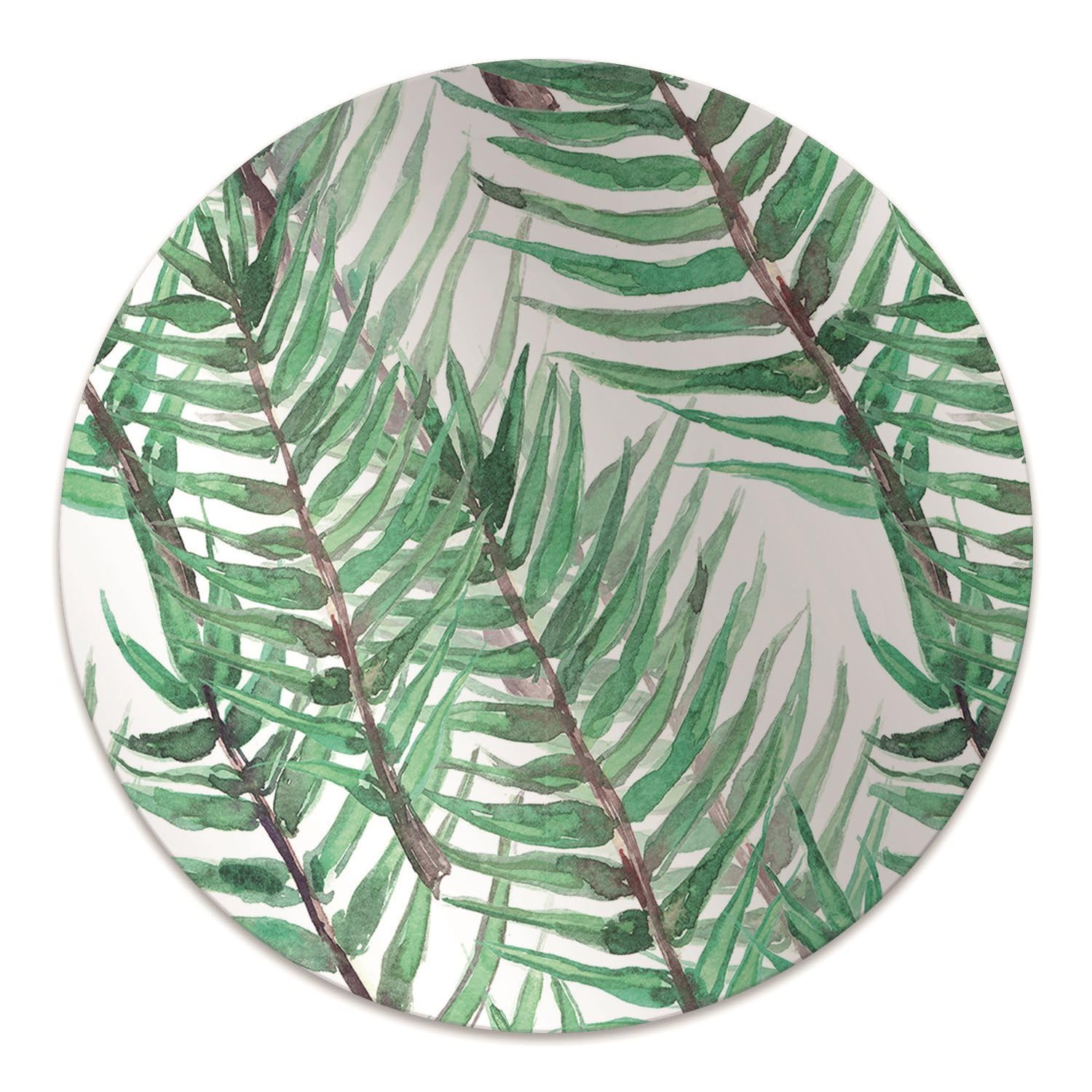 Tapis de chaise antidérapant imprimé palmier pour protéger le sol