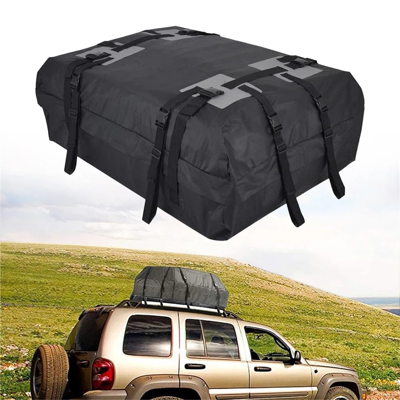 Bolsa Techo Coche Impermeable Bolsa Impermeable for Paquete de Techo 600D