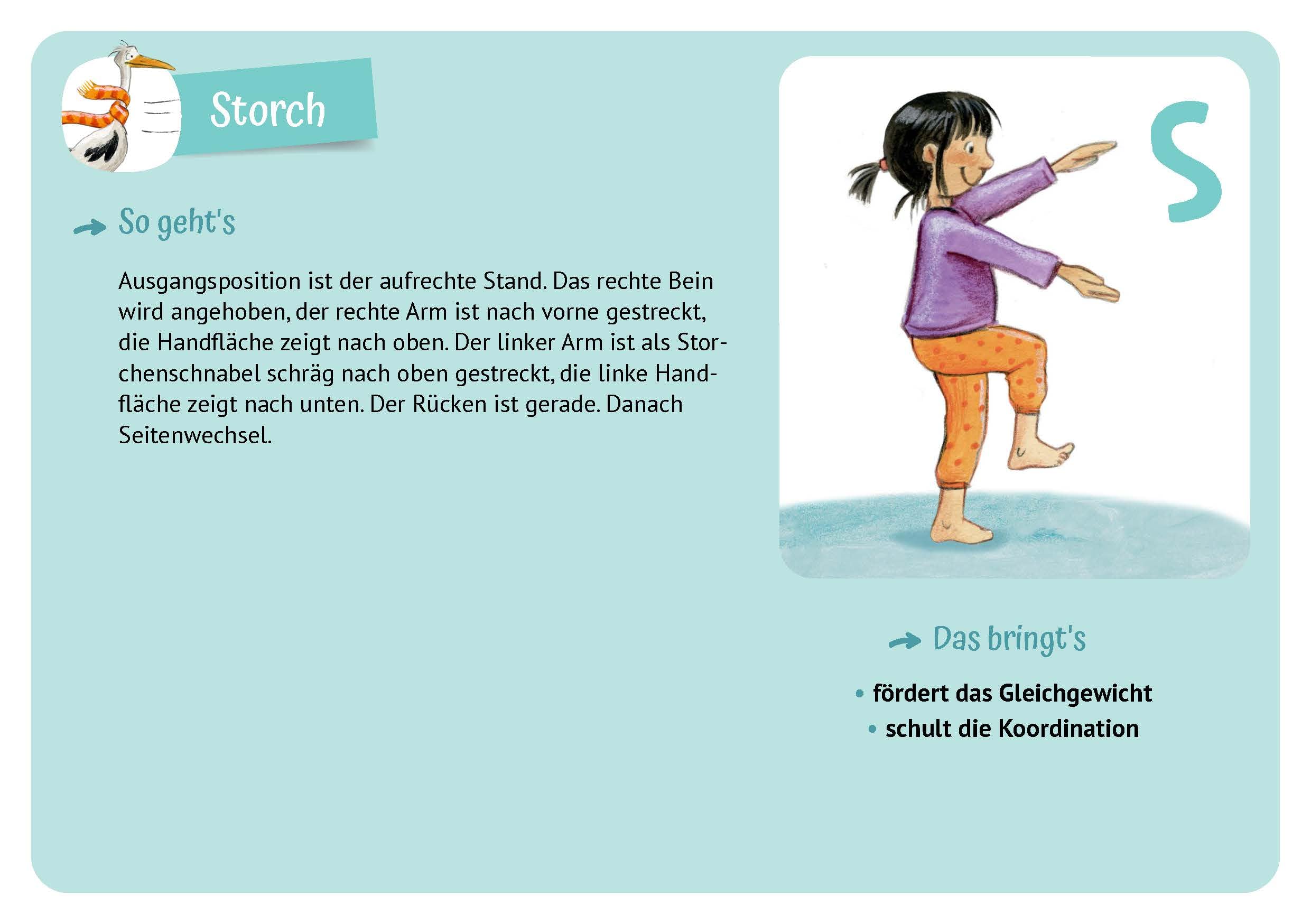 Das Yoga-Abc für Kinder: Für kleine Yogis von 4 bis 8. Yoga-Übungen mit Namen sortiert nach dem Alphabet, für den Einsatz in Kita und Grundschule. ... und innere Balance. 30 Ideen auf Bildkarten)