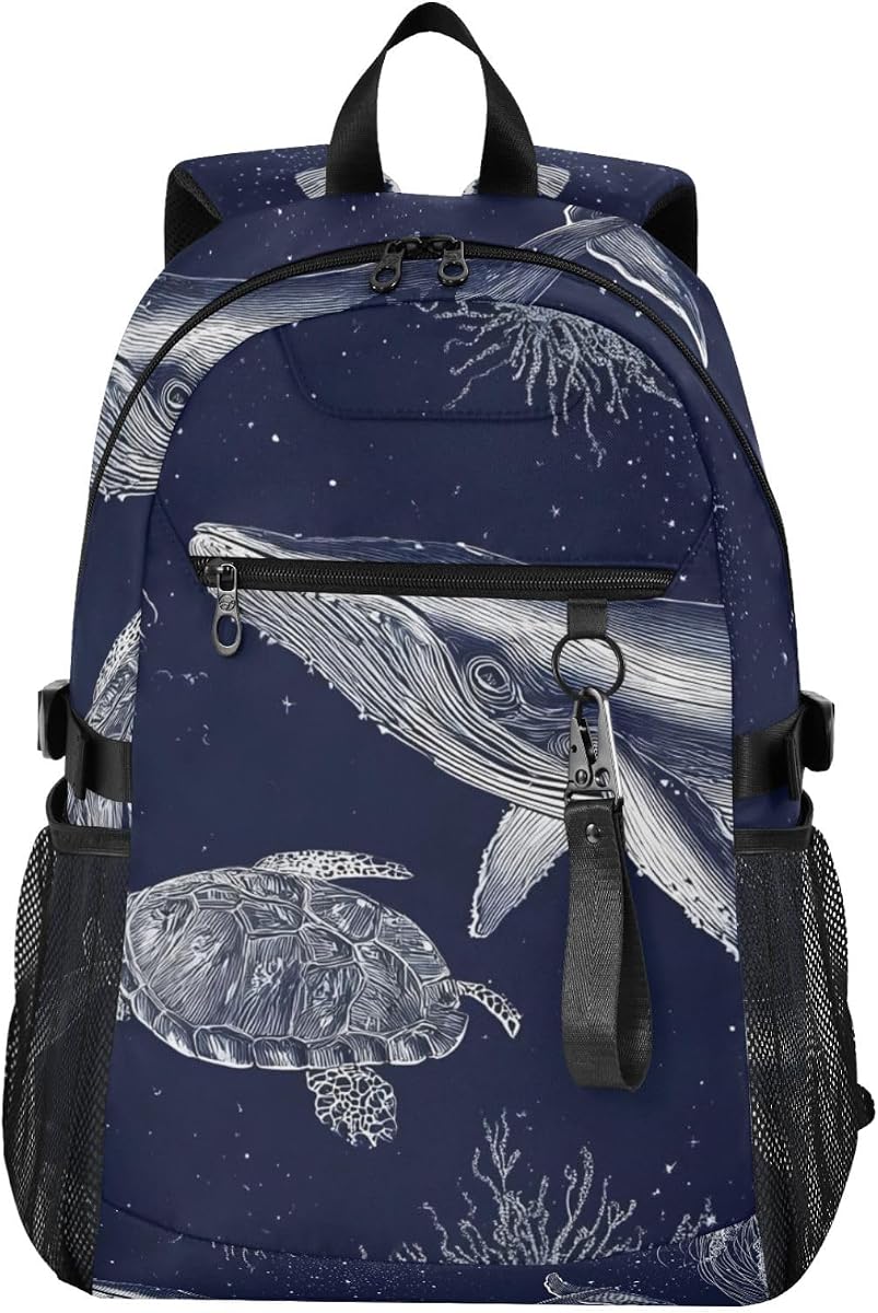 Mochila para portátil Whale Turtle 20L ligera para ir al trabajo | Equipaje de mano, peso ligero de 20 L, se adapta a una computadora portátil de 14 pulgadas, correas antideslizantes, resistente al agua, ideal para viajes diarios