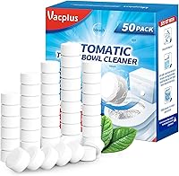 Vista 11 de Tabletas limpiadoras de inodoro Vacplus 30 UNIDADES, limpiadores automáticos de inodoro con blanqueador para desodorizar y desincrustar, limpiador