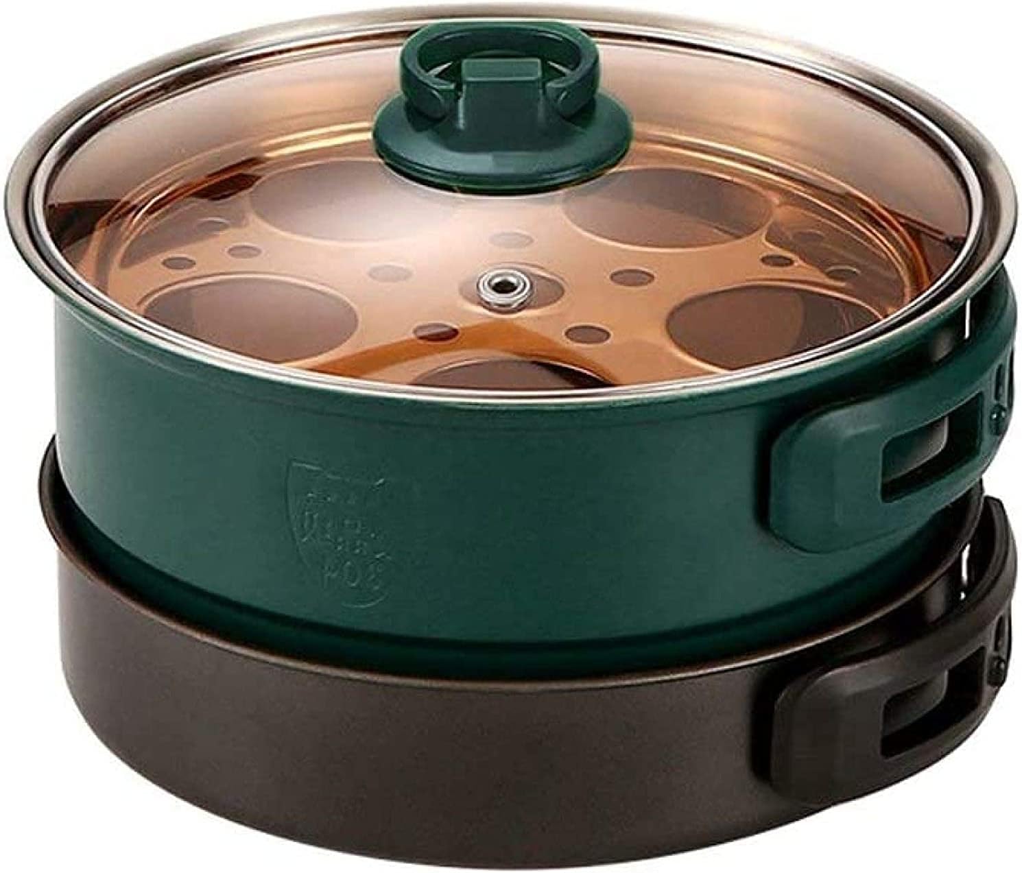 Olla Eléctrica Plegable Mini 304 Acero Inoxidable 500W 1L Verde