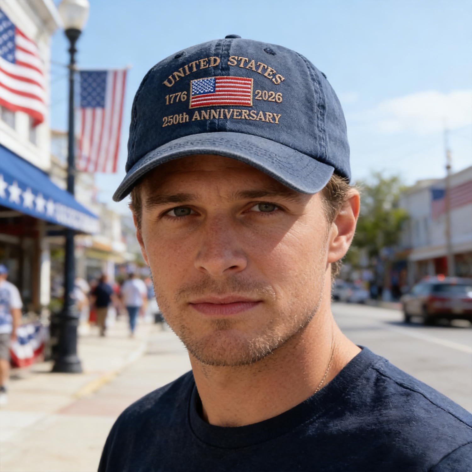250 Anniversary USA Hat Baseball Cap for Men Women Embroidered
