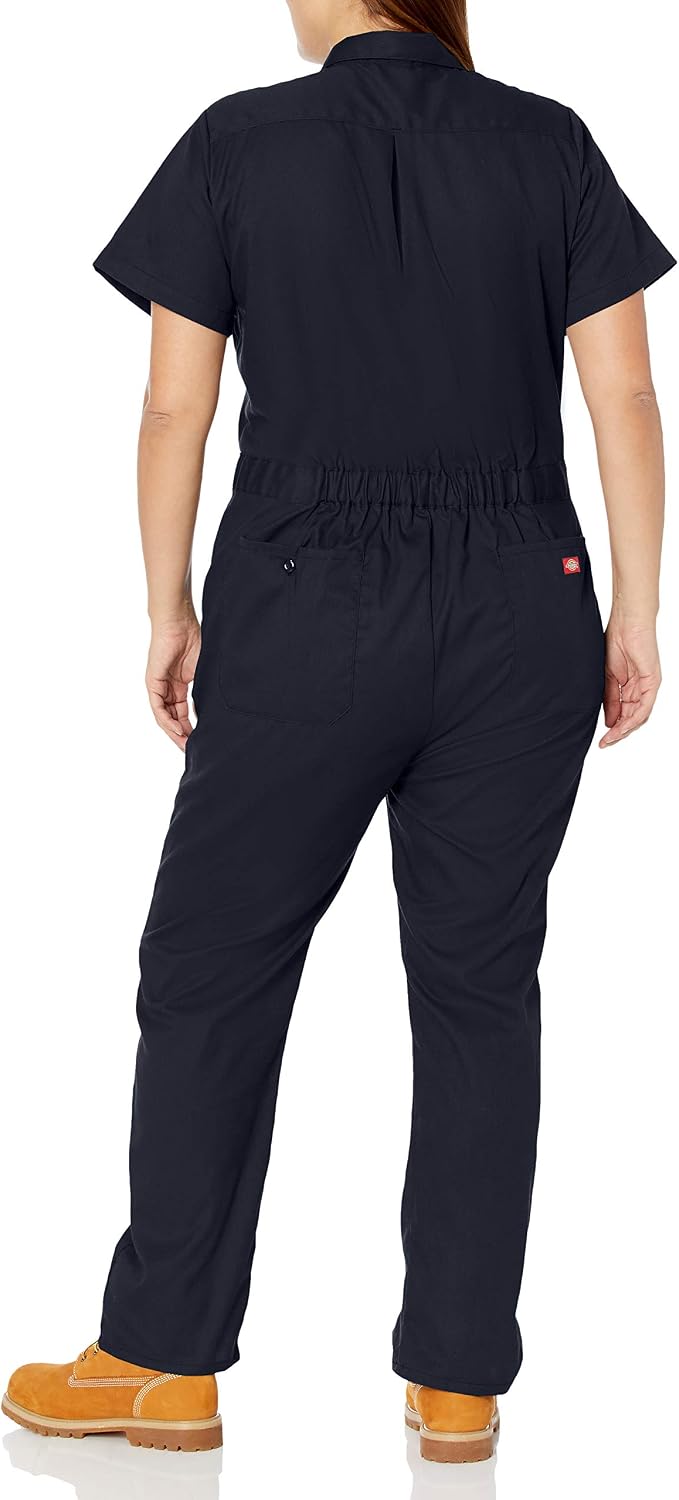 Dickies womens Plus Size Flex Short Sleeve Coverall