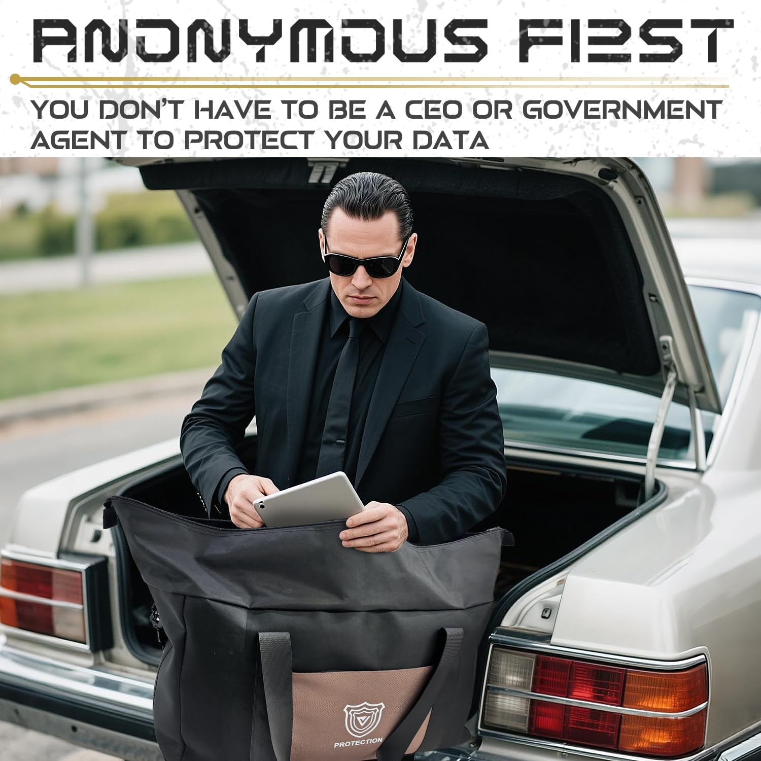 Faraday Duffel Bag Military-Grade RF Shielding for Large Electronics & Mobile Devices Travel Protection Signal Isolation Data Privacy - Image 7