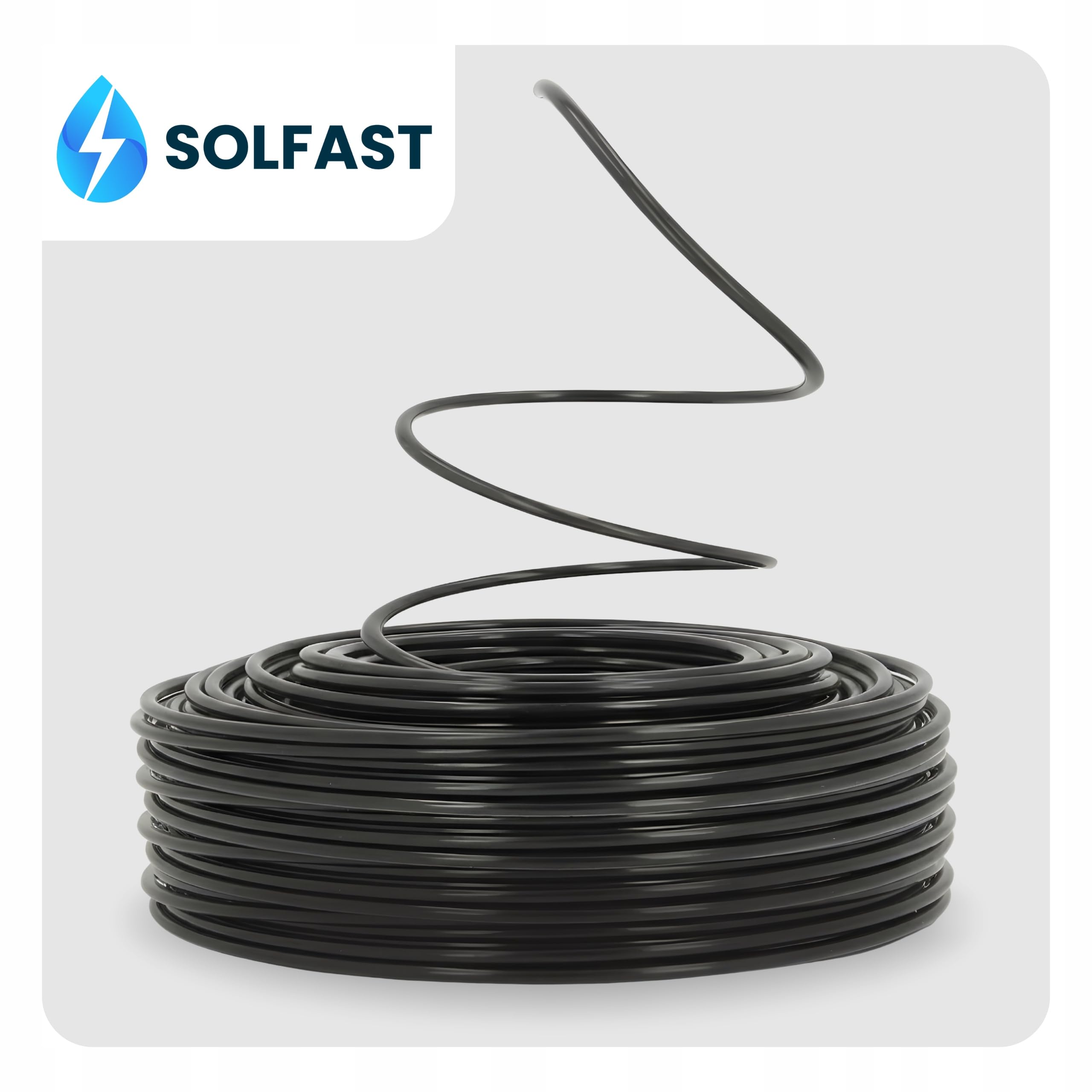 Tubo PE 16mm 100m PN4 - Tubo di irrigazione senza fori, linea di alimentazione per sistema di irrigazione a goccia