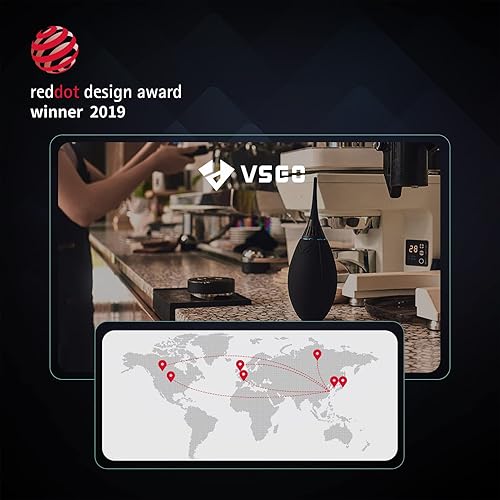 Miniatura 8 de VSGO Soplador de aire fuerte de punta suave, soplador de lente de cámara de entrada de aire único, con copa de autosucción compatible para