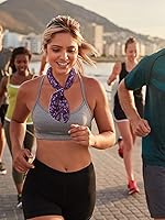 Vista 24 de Janmercy 10 unidades de teñido anudado para el cuello, bufandas refrescantes, bandanas de hielo de verano para hombres y mujeres, camping, correr