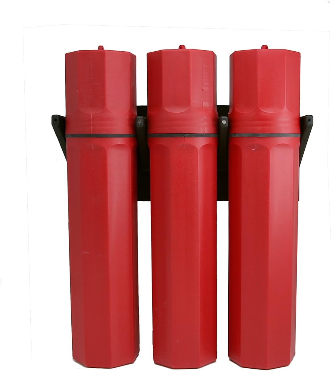 BAC Industries RK-301 Rod Keeper System, Red, 3/Pack