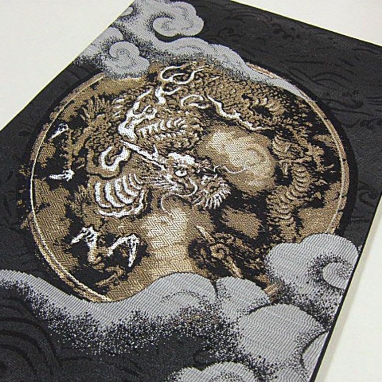 Amazon.co.jp: 西陣織袋帯 狩野探幽 雲龍図作をモチーフに 龍『綿芯 