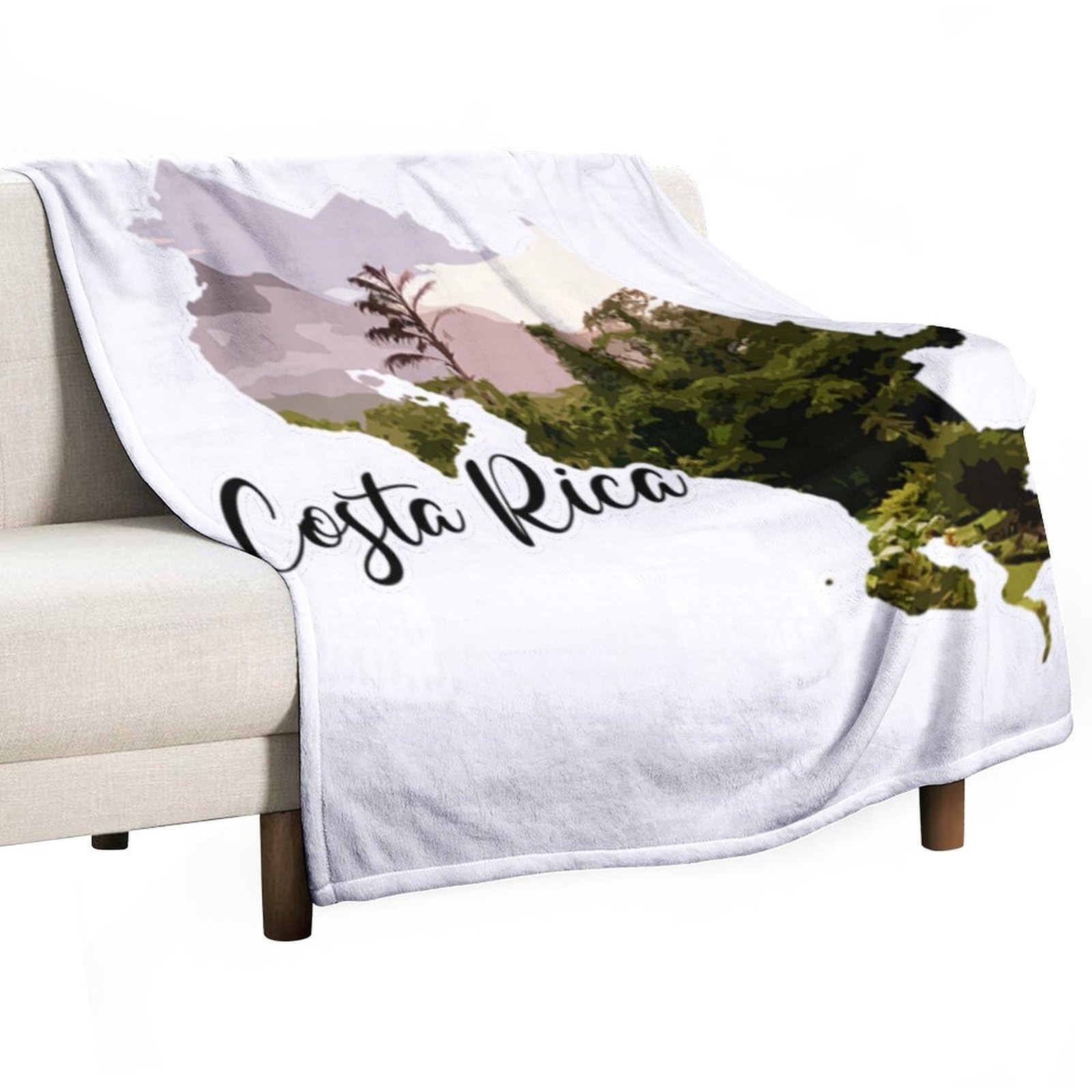Couvertures de lit en polaire haut de gamme motif art moderne paysage urbain 177x203