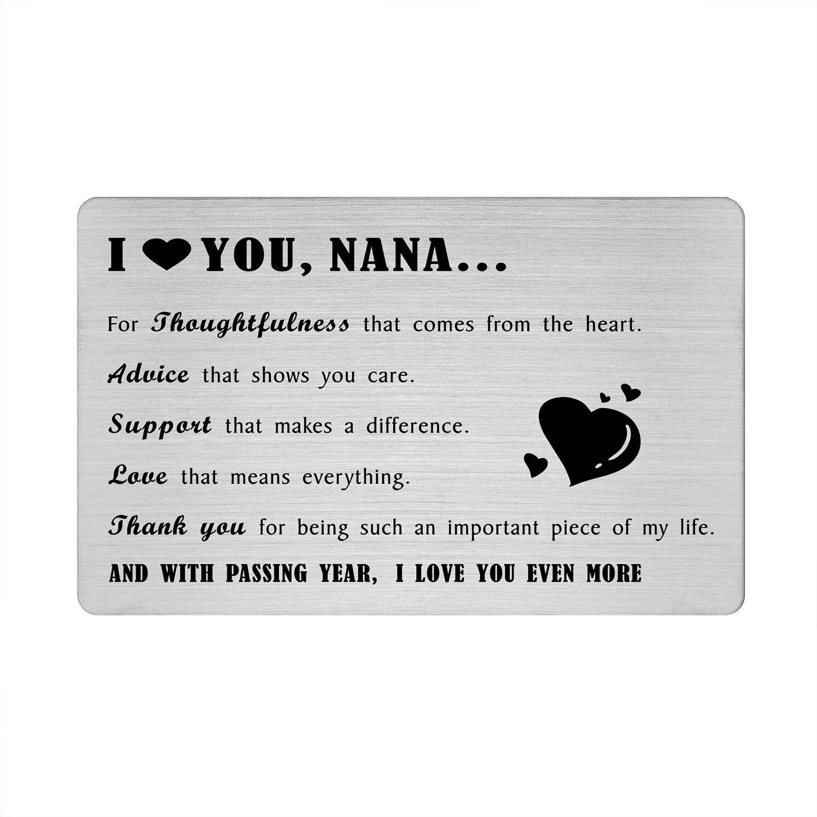 Richesele Gifts for Nana from Grandchild, Personalised Mother's Day, Christmas Gifts for Grandmother